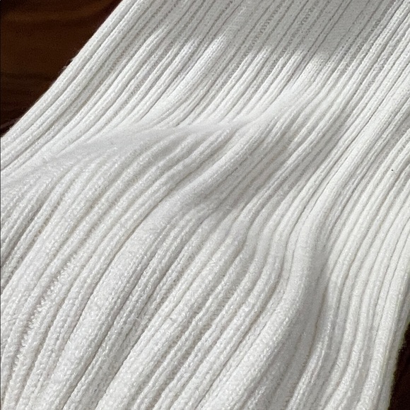 Sancia Teofila Cream / Off White Sweater with Brown Trim - Picture 10 of 11